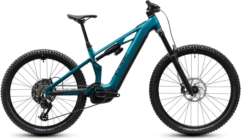 Cube Stereo Hybrid ONE77 HPC Race 800wh 2027 Electric MTB - Metallicpetrol