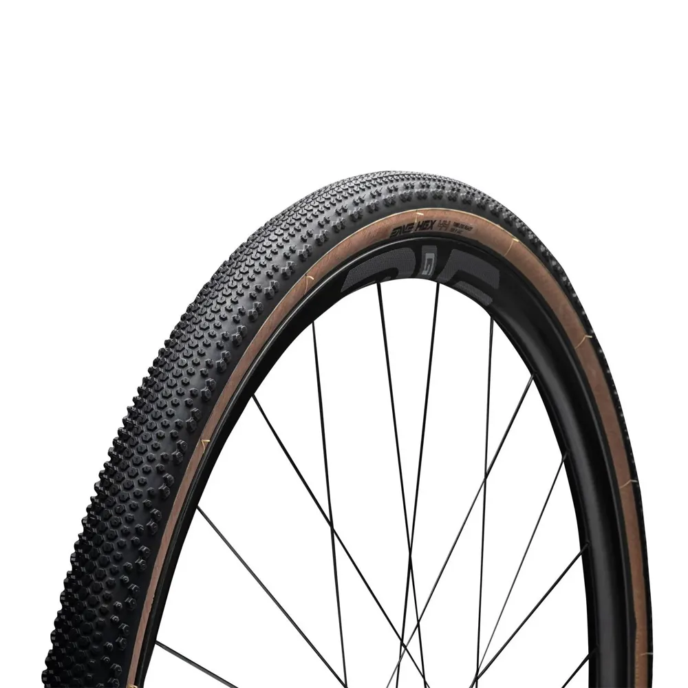 uPRISE Bikes Enve Hex 700c Gravel Tyre - Black/Tan | Price match, 365 day returns, 18-Month Warranty, Finance Available & Free UK Delivery