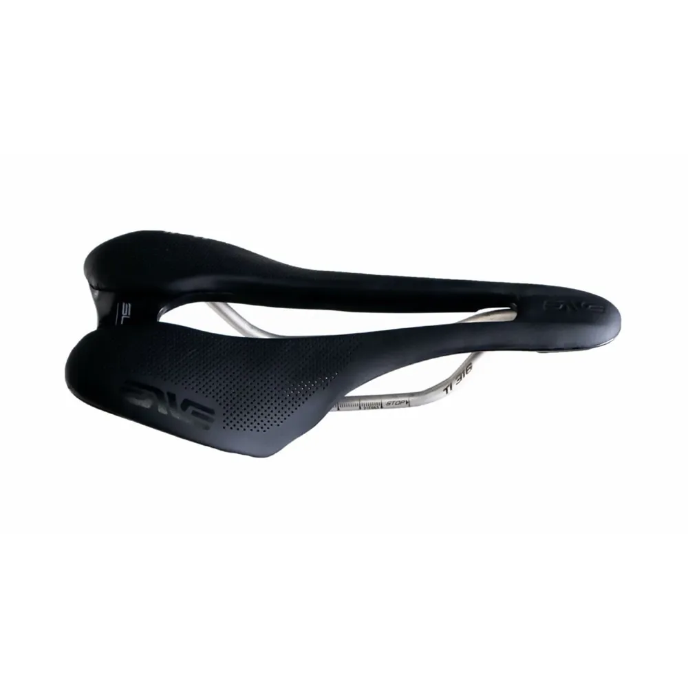 uPRISE Bikes Enve x Selle Italia Boost SLR Saddle - Titanium Rails - Black | Price match, 365 day returns, 18-Month Warranty, Finance Available & Free UK Delivery