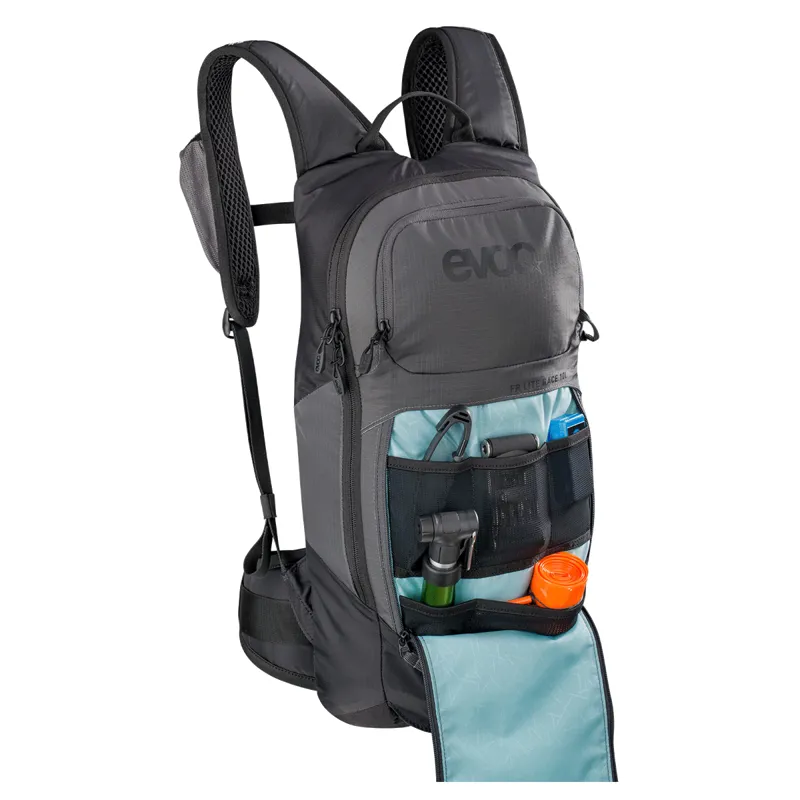Evoc FR Lite Race Protector 10 Litres Backpack - Carbon Grey/Black-2
