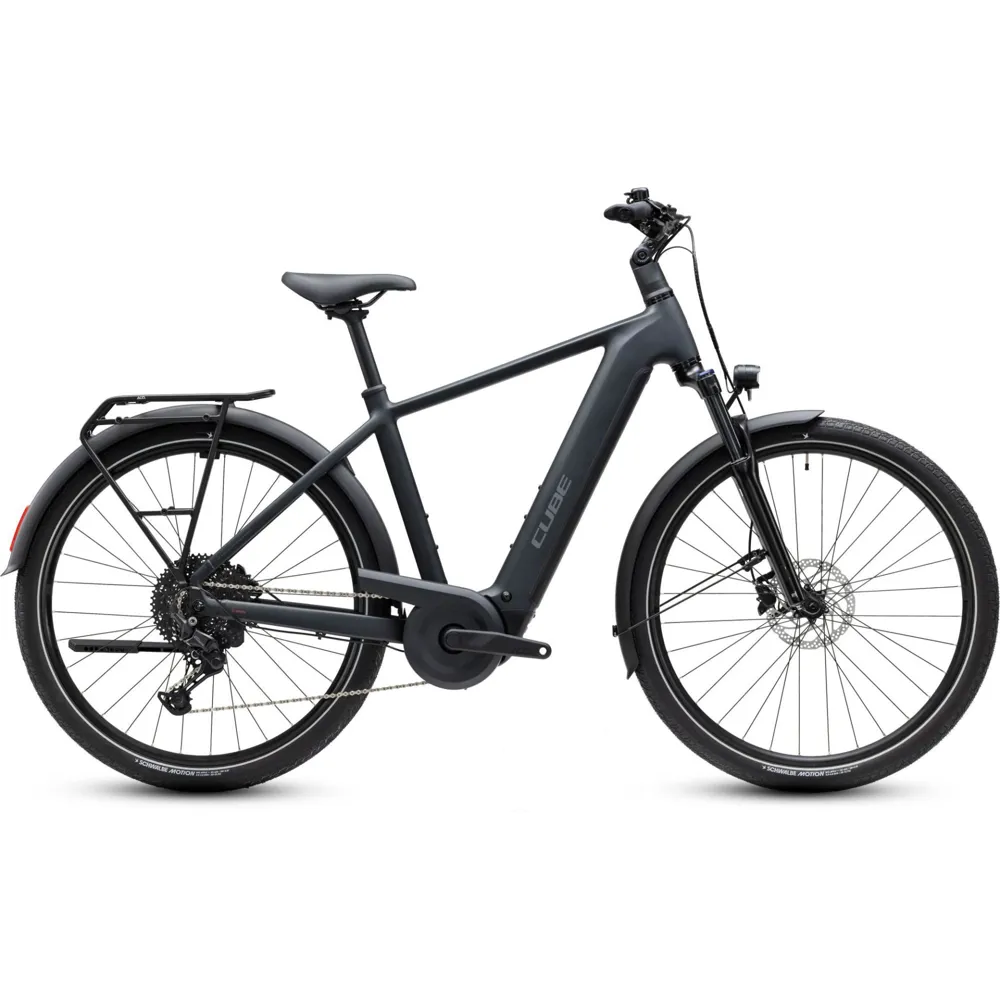 uPRISE Bikes Cube Touring Hybrid One 600wh 2027 Electric Hybrid Bike - Grey/Coolgrey | Price match, 365 day returns, 18-Month Warranty, Finance Available & Free UK Delivery