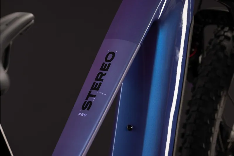 Cube Stereo Hybrid One44 PRO 800wh 2027 Electric MTB - Blueirish/Purple-2
