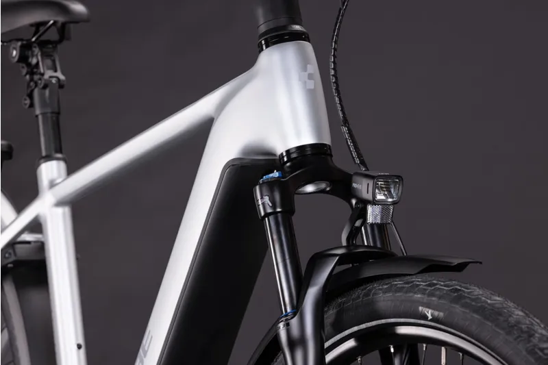 Cube Kathmandu Hybrid One 800wh 2027 Electric Hybrid Bike - Silverstar/Reflex-5