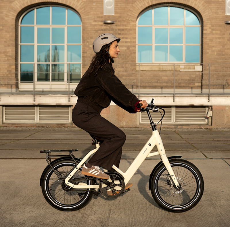 Tenways CGO Compact 500wh 2026 Electric Hybrid Bike - Sandstone Biege-7