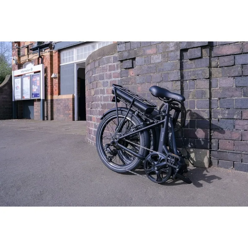 Falcon Breeze Low Step Electric Folding Bike - Black-5