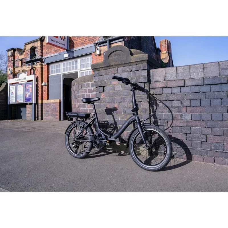 Falcon Breeze Low Step Electric Folding Bike - Black-4