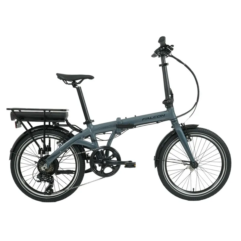 Falcon Compact 20w 2026 Electric Folding Bike - Grey
