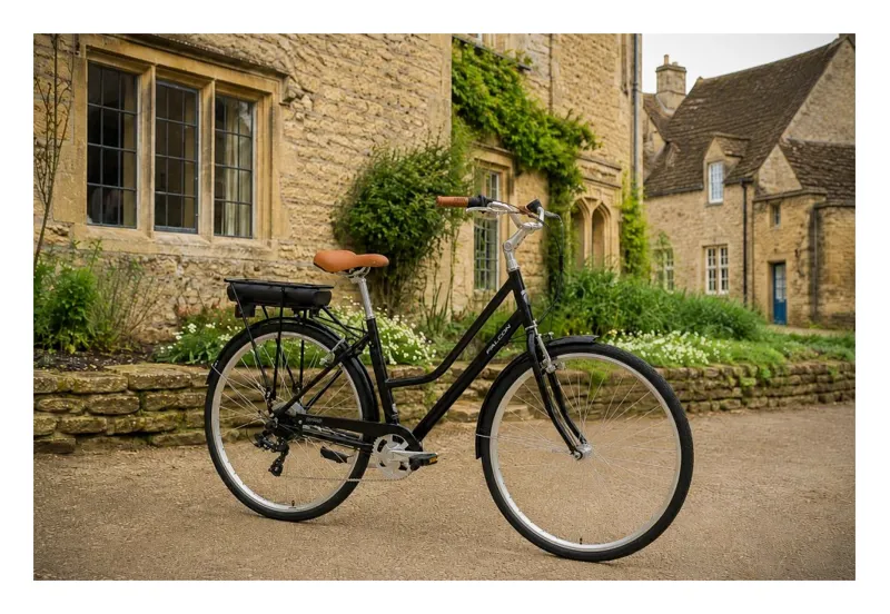 Falcon Heritage Low Step 360wh 2026 Electric Hybrid Bike - Black-10
