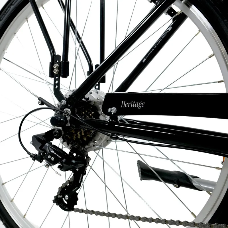 Falcon Heritage Low Step 360wh 2026 Electric Hybrid Bike - Black-5