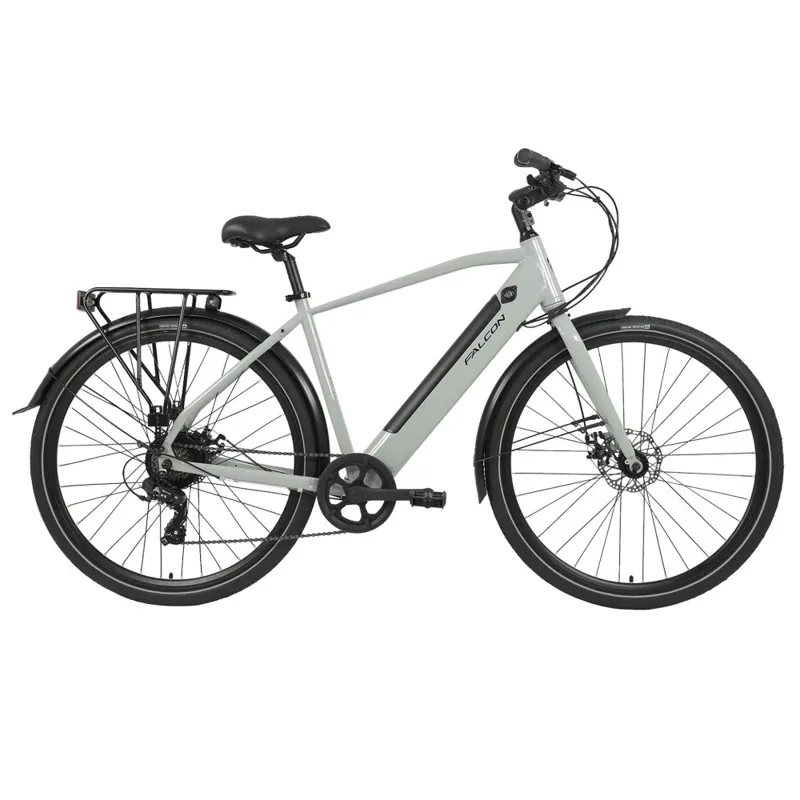 Falcon Liberty Crossbar 2026 Electric Hybrid Bike - Primer Grey