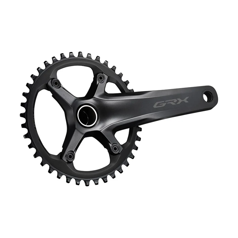 uPRISE Bikes Shimano GRX RX600 40T Single 11spd Chainset - 175mm - Black | Price match, 365 day return s, 18-Month Warranty, Finance Available & Free UK Delivery