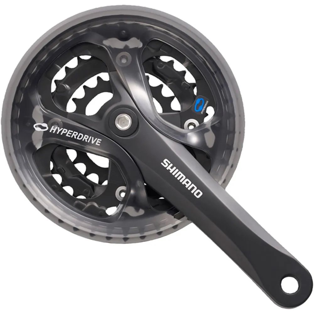 uPRISE Bikes Shimano FC-M361 Square Taper Chainset - 175mm - Black | Price match, 365 day return s, 18-Month Warranty, Finance Available & Free UK Delivery