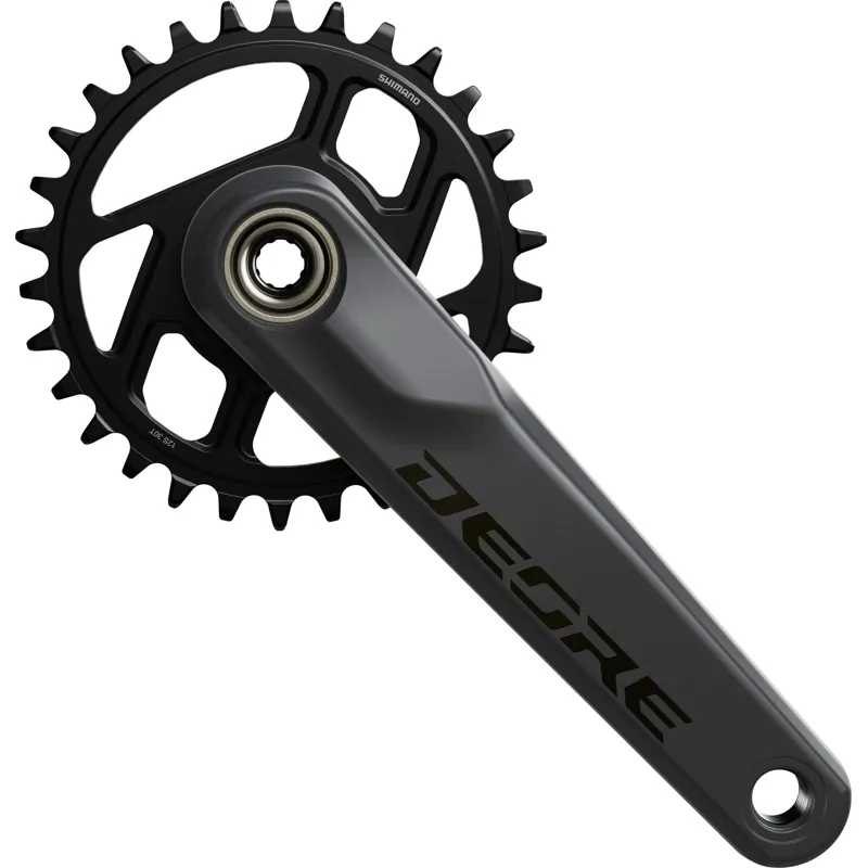 Shimano FC-M6200 Deore 12-Speed 55mm Chainline MTB Chainset - Black
