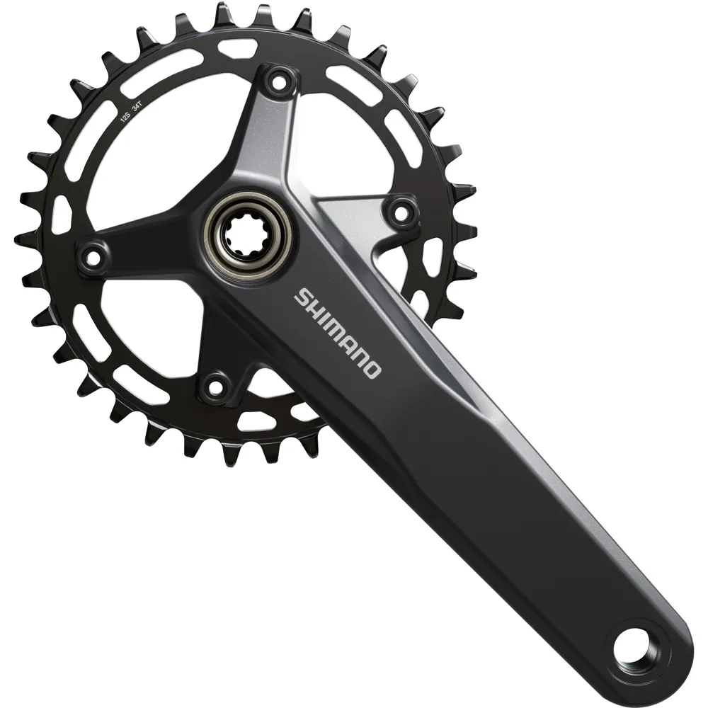 uPRISE Bikes Shimano FC-MT520 Deore 12-Speed 55mm Chainline MTB Chainset - Black | Price match, 365 day returns, 18-Month Warranty, Finance Available & Free UK Delivery