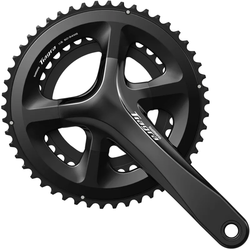 Shimano FC-R4000 Tiagra dDuble 11-speed Chainset - Black