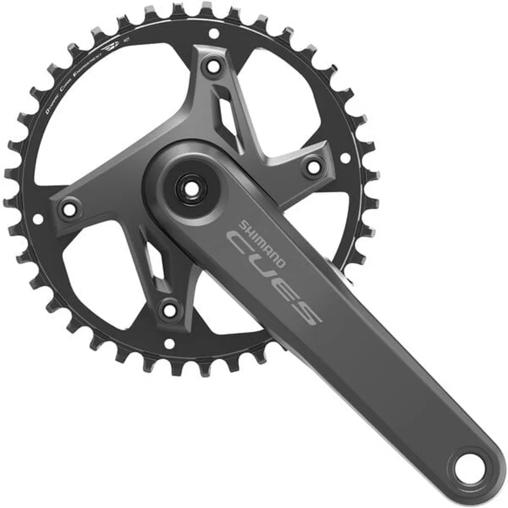 uPRISE Bikes Shimano Cues 2-Piece 1x 9/10/11-Speed Crankset - Black | Price match, 365 day return s, 18-Month Warranty, Finance Available & Free UK Delivery