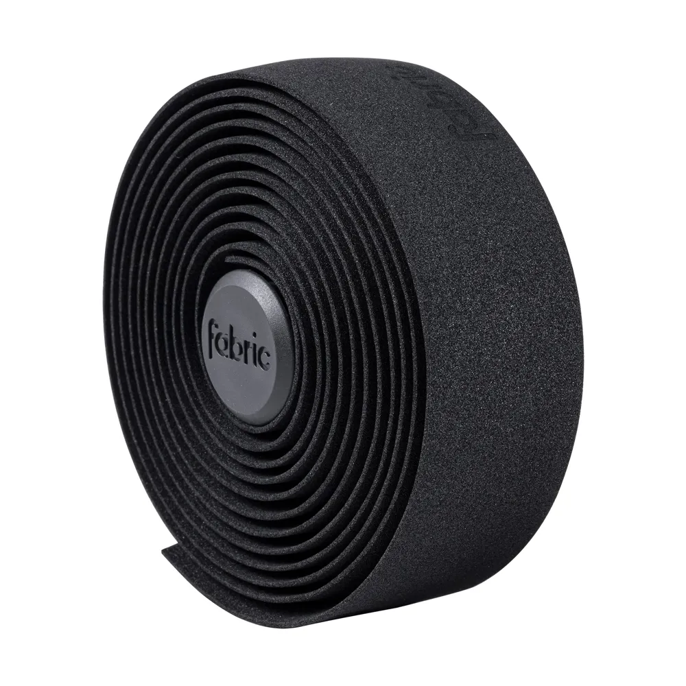 uPRISE Bikes Fabric Logo FHT-01 Bar Tape - Black | Price match, 365 day return s, 18-Month Warranty, Finance Available & Free UK Delivery