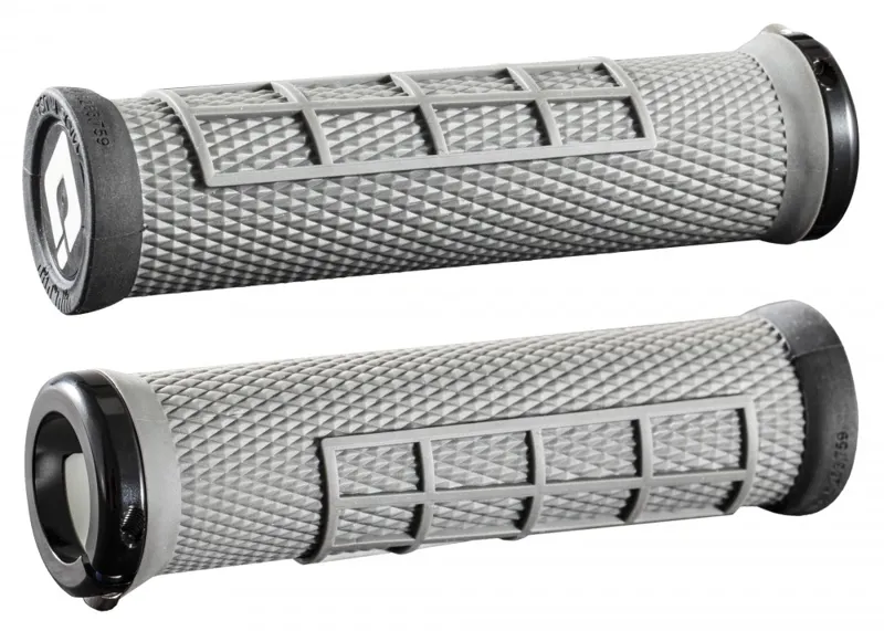 ODI Elite Flow MTB Lock-On Grips - 130mm - Grey-1