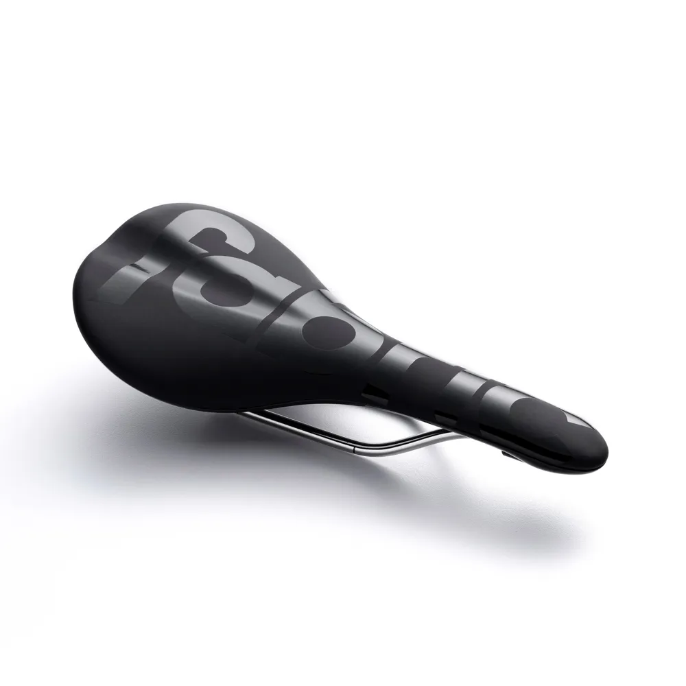 uPRISE Bikes Fabric FSD-11 Scoop Elite Flat CroMo Rail Saddle - Black | Price match, 365 day return s, 18-Month Warranty, Finance Available & Free UK Delivery