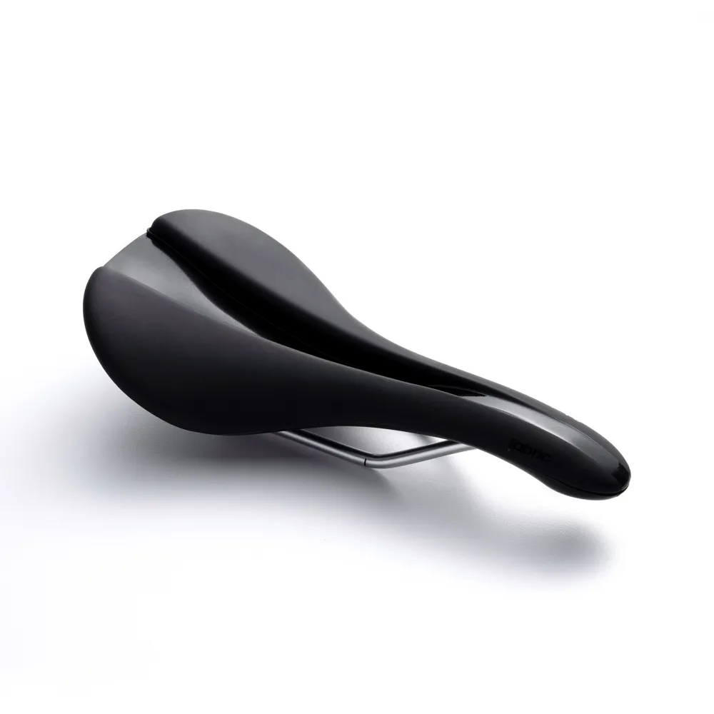 uPRISE Bikes Fabric FSD-21 Line Elite Shallow CroMo Rail Saddle - Black | Price match, 365 day return s, 18-Month Warranty, Finance Available & Free UK Delivery