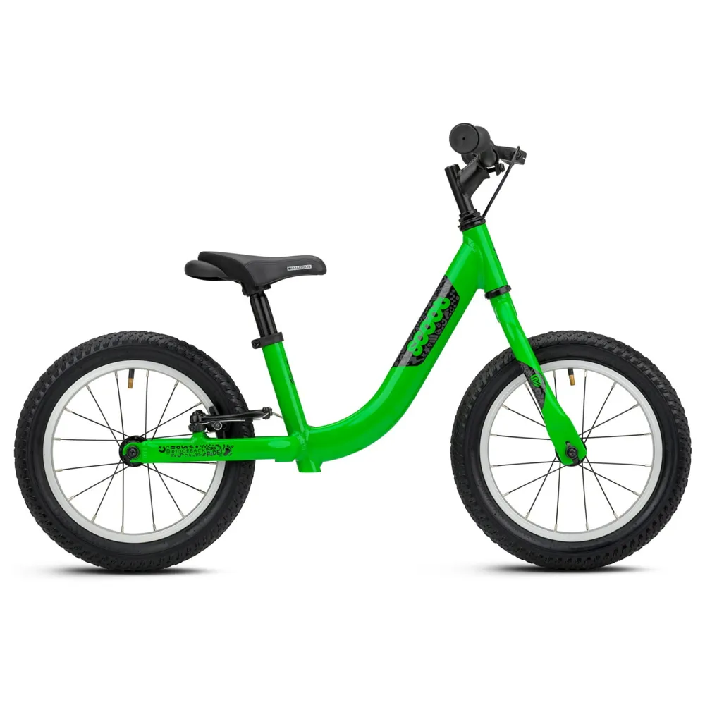 uPRISE Bikes Ridgeback Scoot XL 14w 2026 Kids Balance Bike - Go Go Green | Price match, 365 day returns, 18-Month Warranty, Finance Available & Free UK Delivery