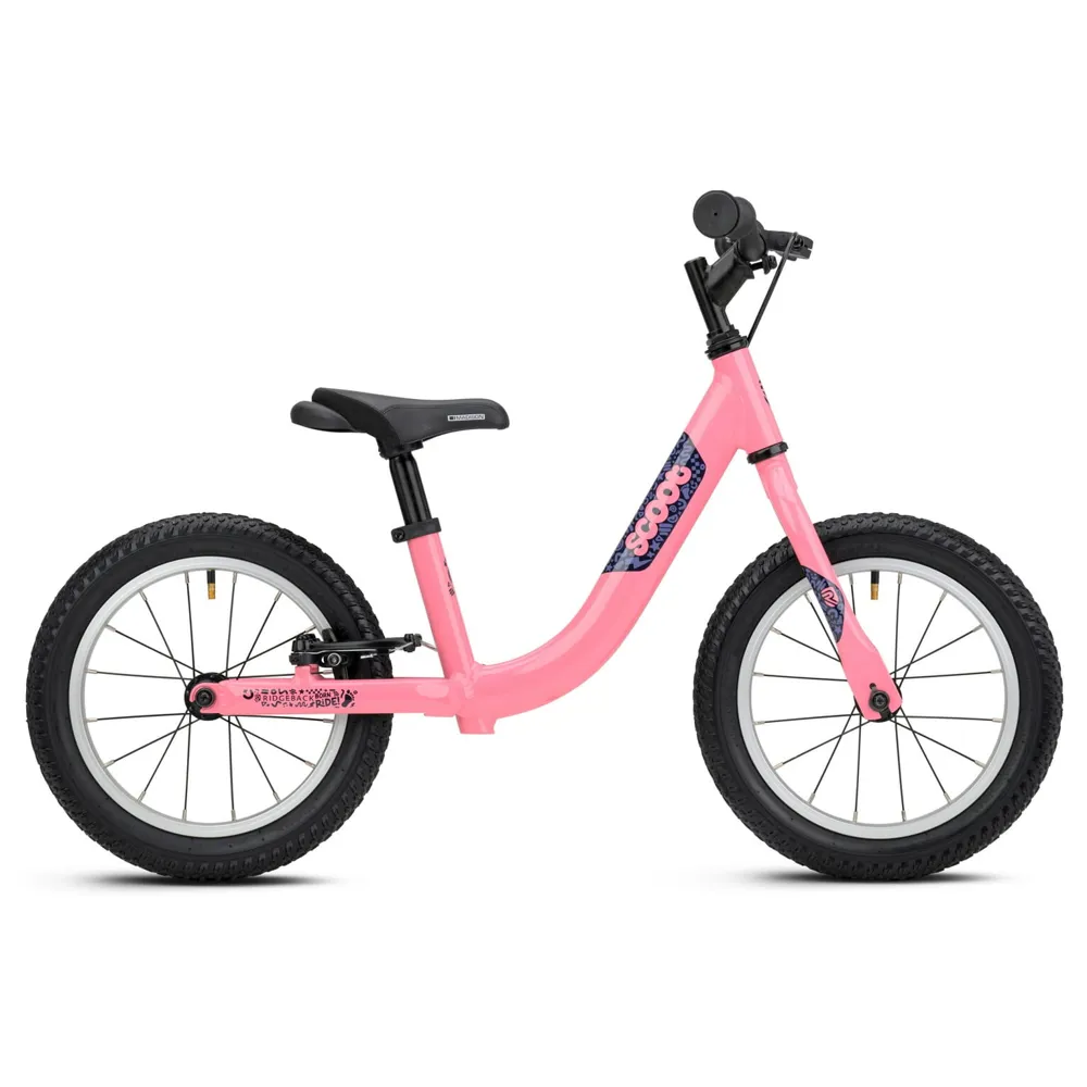 uPRISE Bikes Ridgeback Scoot XL 14w 2026 Kids Balance Bike - Polly Pink | Price match, 365 day returns, 18-Month Warranty, Finance Available & Free UK Delivery