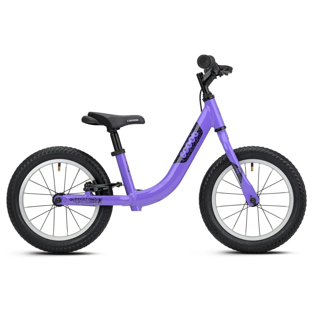 uPRISE Bikes Ridgeback Scoot XL 14w 2026 Kids Balance Bike - Lightning Lilac | Price match, 365 day returns, 18-Month Warranty, Finance Available & Free UK Delivery
