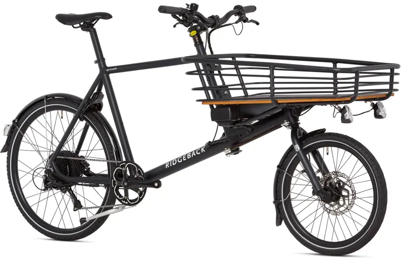 Ridgeback Butcher 2025 Electric Cargo Bike - Black-1