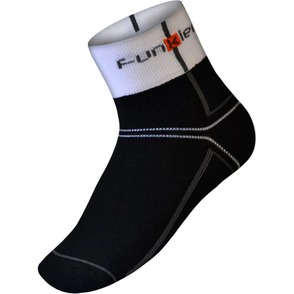 uPRISE Bikes Funkier Lorca SK-44 Winter Thermo-lite Socks - Black/White | Price match, 365 day return s, 18-Month Warranty, Finance Available & Free UK Delivery