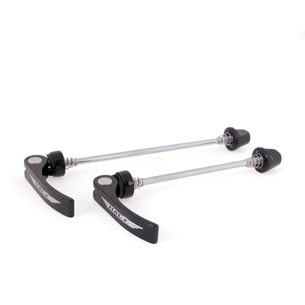 uPRISE Bikes Halo White Line Skewers - Black - STD | Price match, 365 day return s, 18-Month Warranty, Finance Available & Free UK Delivery