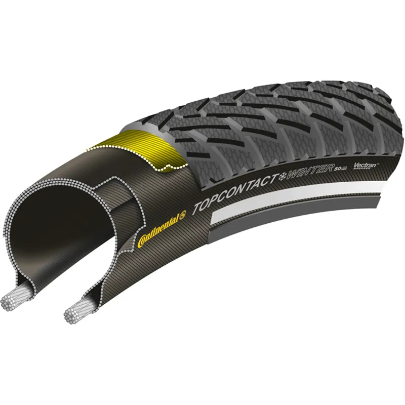 Continental Top Contact Winter II Premium Reflective 700c Folding Tyre-1