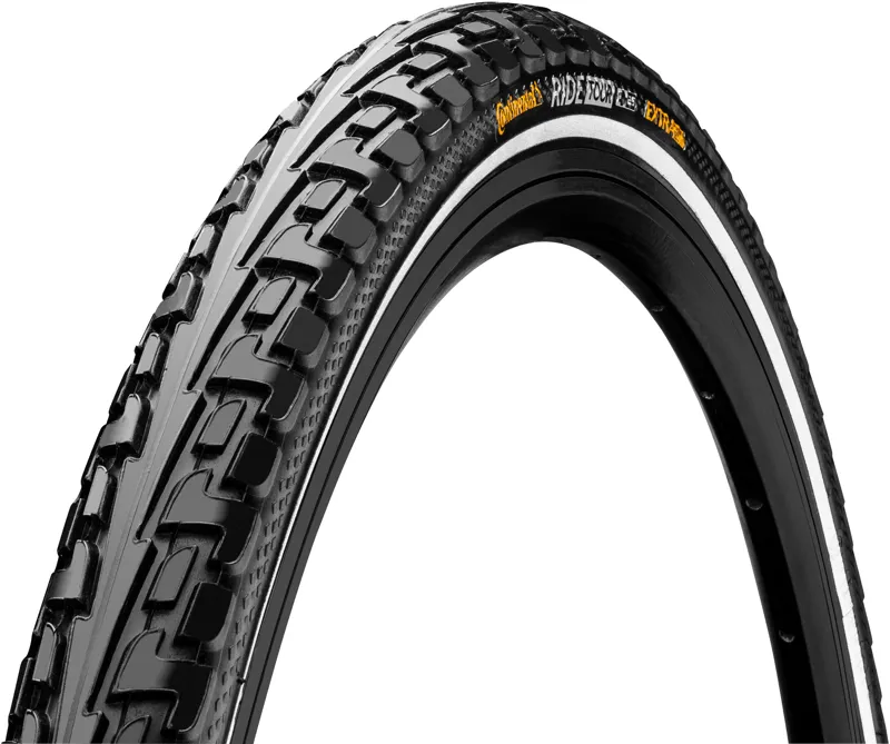 Continental Ride Tour 700c Reflective Tyre - Black - 700 x 28c