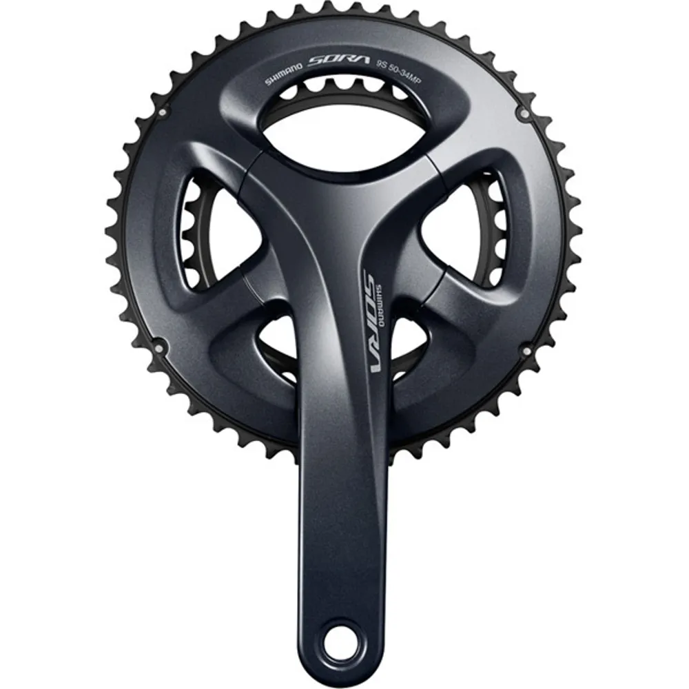 uPRISE Bikes Shimano FC-R3000 Sora 9-speed 50 / 34 Compact Chain Set | Price match, 365 day return s, 18-Month Warranty, Finance Available & Free UK Delivery