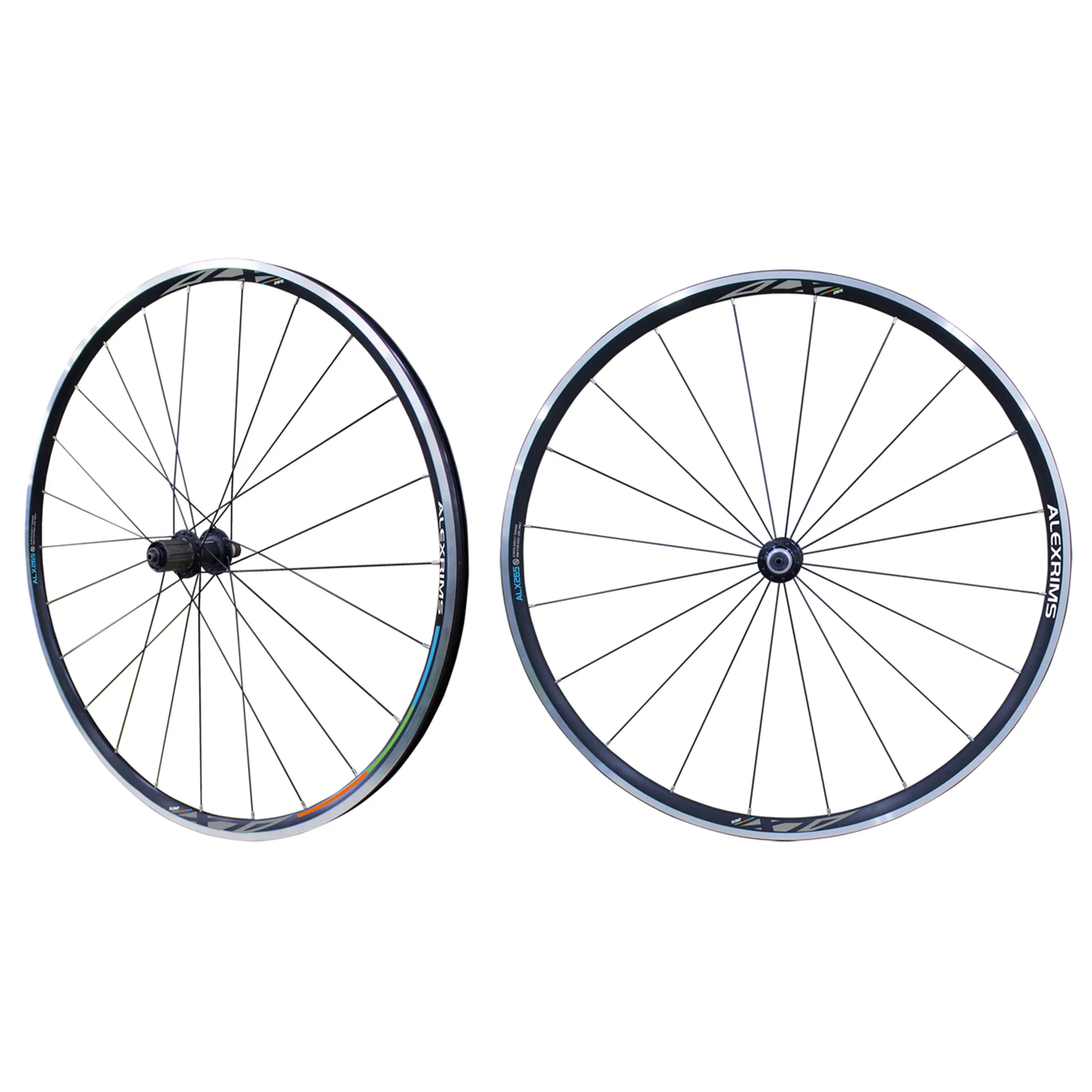 Amplexor Rims Alexrims ALX265 700c Q/R Tubeless Ready Road Wheelset