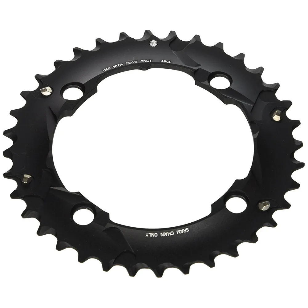 uPRISE Bikes Sram SRAM Truvativ 104mm MTB Chainring - 10 Speed - Black - 36T / 104mm | Price match, 365 day return s, 18-Month Warranty, Finance Available & Free UK Delivery