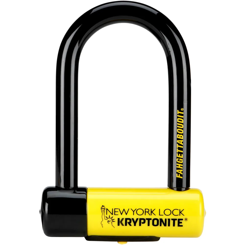 uPRISE Bikes Kryptonite New York Fahgettaboudit U-Lock | Price match, 365 day return s, 18-Month Warranty, Finance Available & Free UK Delivery