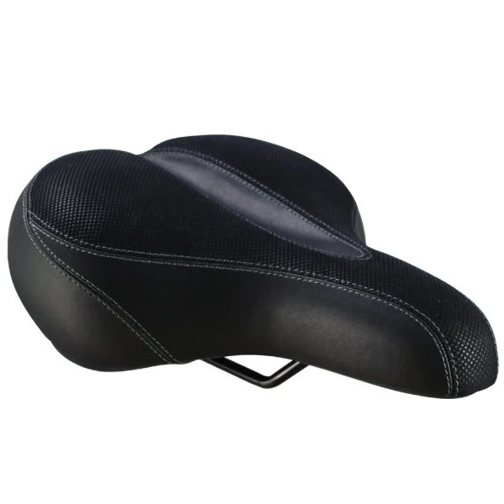 uPRISE Bikes DDK 2312 - Deluxe Comfort Trekking Saddle - Black | Price match, 365 day return s, 18-Month Warranty, Finance Available & Free UK Delivery
