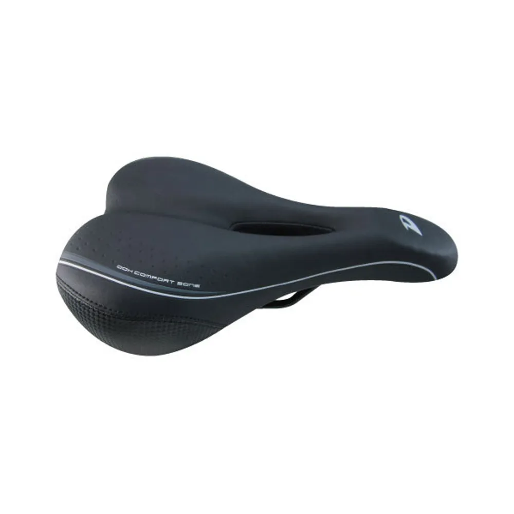 uPRISE Bikes DDK 3211 - TRK Comfort Trekking Womens Saddle - Black | Price match, 365 day return s, 18-Month Warranty, Finance Available & Free UK Delivery