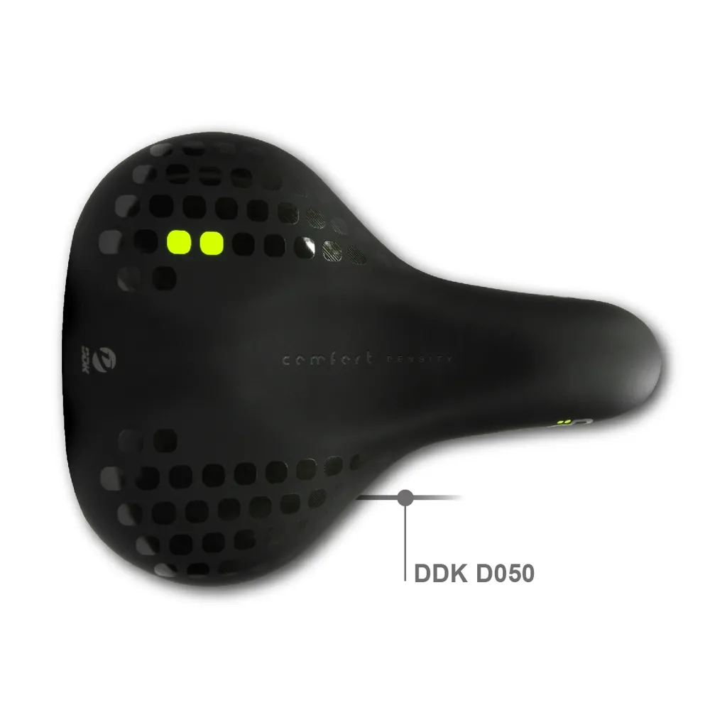 uPRISE Bikes DDK D050 Comfort Density City Saddle - Black | Price match, 365 day return s, 18-Month Warranty, Finance Available & Free UK Delivery