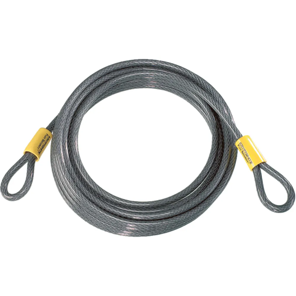 uPRISE Bikes Kryptonite Kryptoflex Lock Cable 30 Feet 9.3 Metres - 30ft x 10 mm | Price match, 365 day return s, 18-Month Warranty, Finance Available & Free UK Delivery