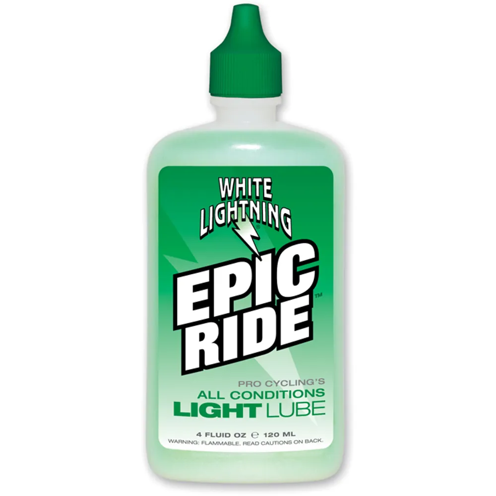 uPRISE Bikes White Lightning Epic Ride Squeeze Bottle - 4oz/120ml | Price match, 365 day return s, 18-Month Warranty, Finance Available & Free UK Delivery
