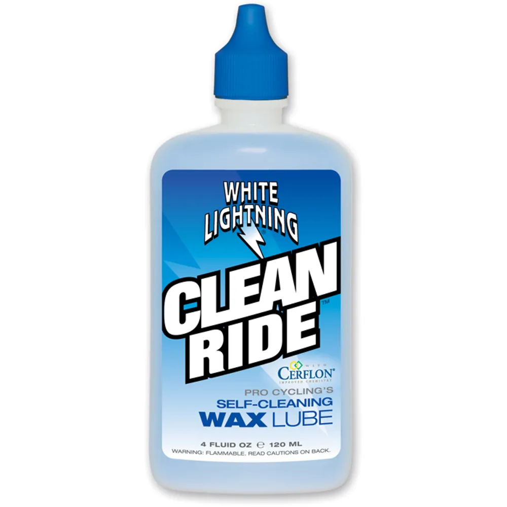 uPRISE Bikes White Lightning Clean Ride Squeeze Bottle - 4oz/120ml | Price match, 365 day return s, 18-Month Warranty, Finance Available & Free UK Delivery