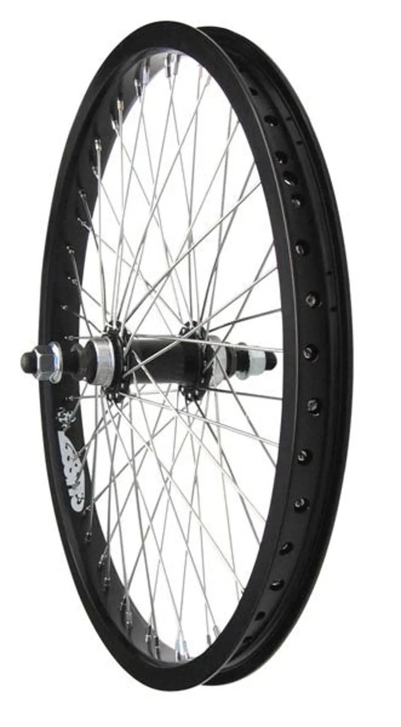 Gusset Black Dog Rear BMX Wheel - 14mm