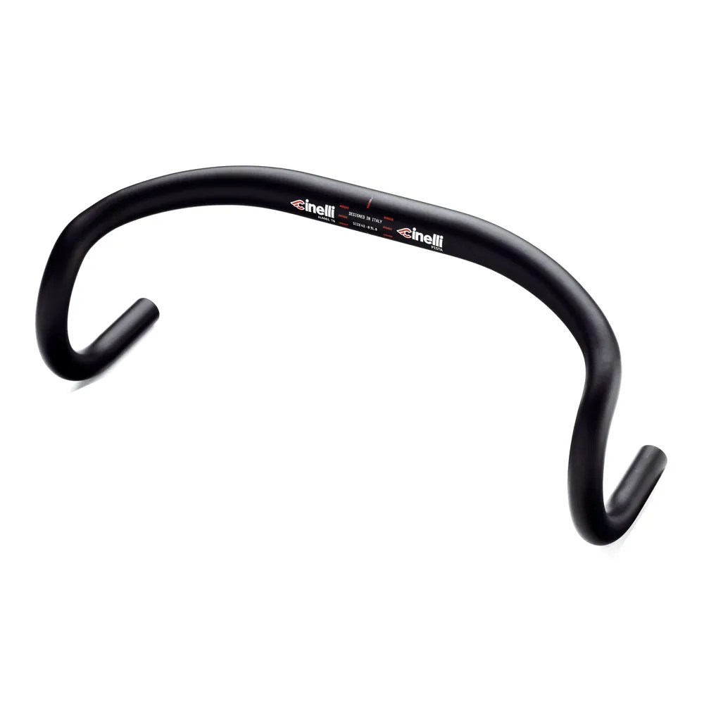uPRISE Bikes Cinelli Pista Alloy Road Handlebars - Black | Price match, 365 day return s, 18-Month Warranty, Finance Available & Free UK Delivery