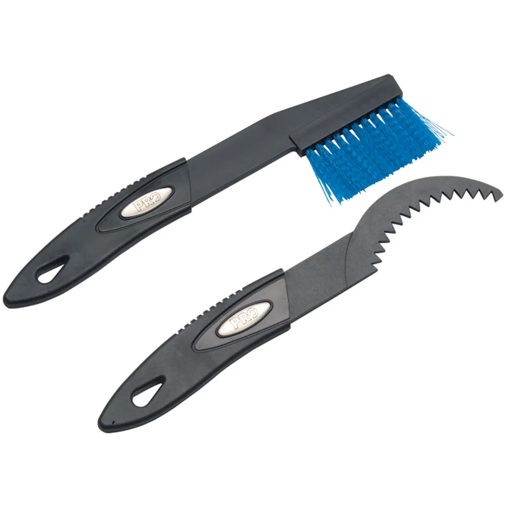 uPRISE Bikes Pro Scrubber Brush and Cassette Scraper Set - Grey - Set | Price match, 365 day return s, 18-Month Warranty, Finance Available & Free UK Delivery