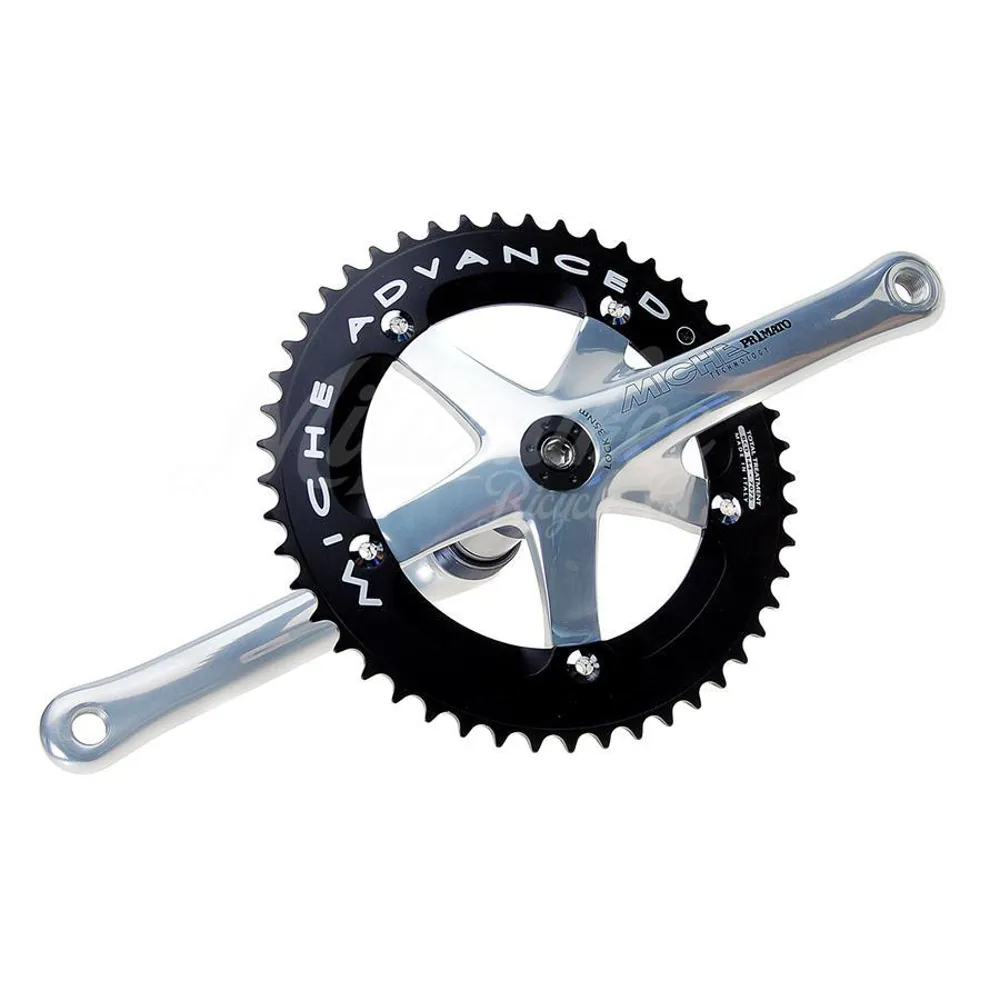 uPRISE Bikes Miche Primato Advanced Track Chainset - Silver | Price match, 365 day return s, 18-Month Warranty, Finance Available & Free UK Delivery