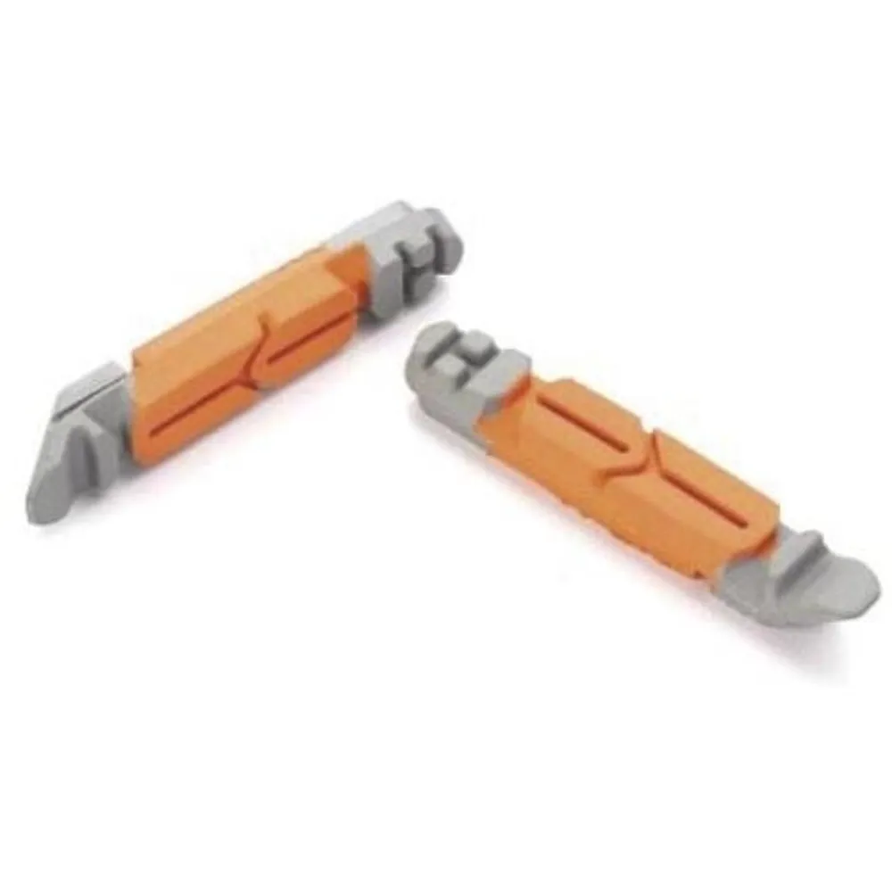 uPRISE Bikes Ashima V Insert Extended Pad 3 Function Brake Pads - Orange/Grey | Price match, 365 day return s, 18-Month Warranty, Finance Available & Free UK Delivery
