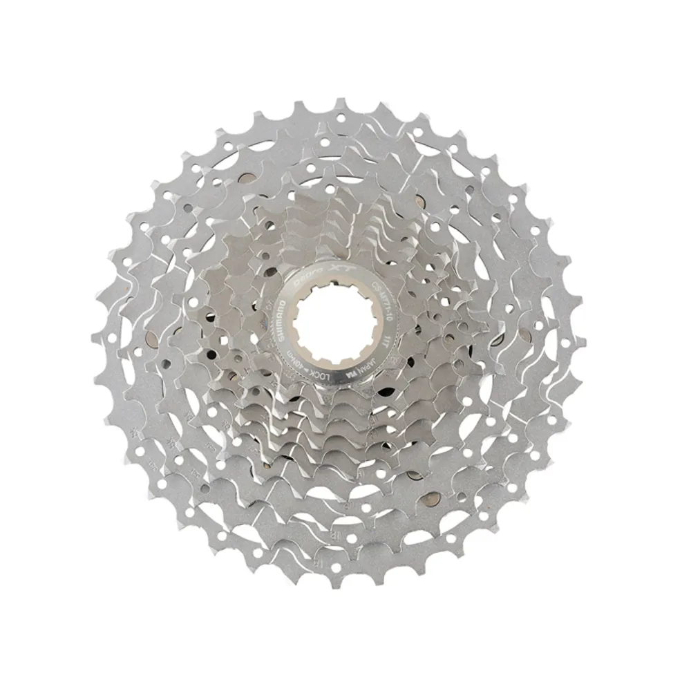 uPRISE Bikes Shimano Deore XT 10-Speed MTB Cassette CSM771. | Price match, 365 day return s, 18-Month Warranty, Finance Available & Free UK Delivery