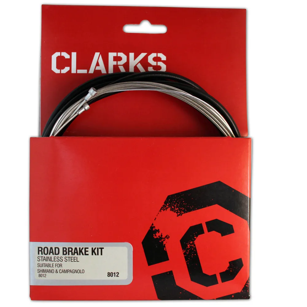 uPRISE Bikes Clarks Universal S/S Front / Rear Brake Cable Kit w/P2 Outer Casing | Price match, 365 day return s, 18-Month Warranty, Finance Available & Free UK Delivery