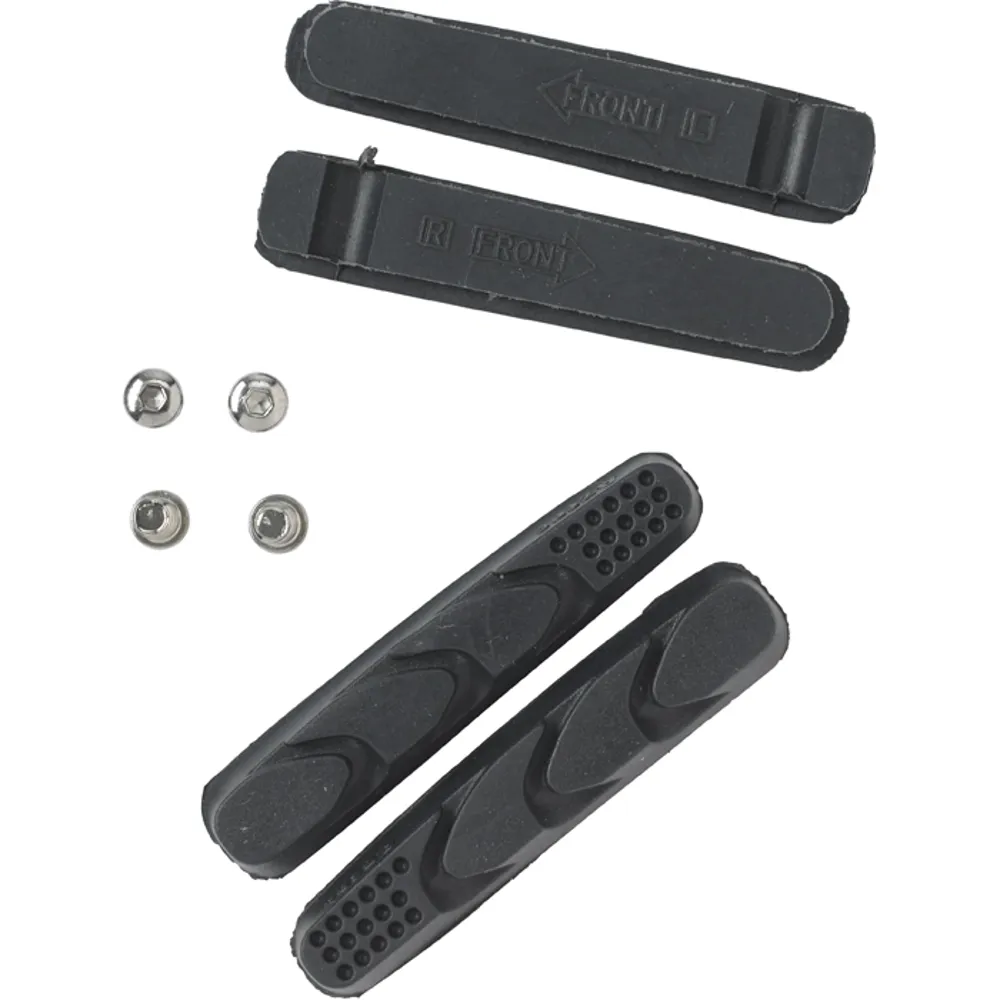 uPRISE Bikes Aztec Road Insert Brake Blocks - Pack Of 2 Pairs - Black - 2 Pairs | Price match, 365 day return s, 18-Month Warranty, Finance Available & Free UK Delivery